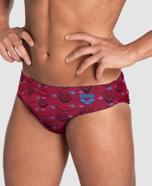 Arena Hearts Print Of The Month Brief Multicolor | 709164-PUG