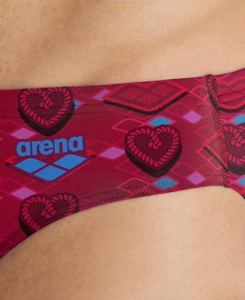 Arena Hearts Print Of The Month Brief Multicolor | 709164-PUG