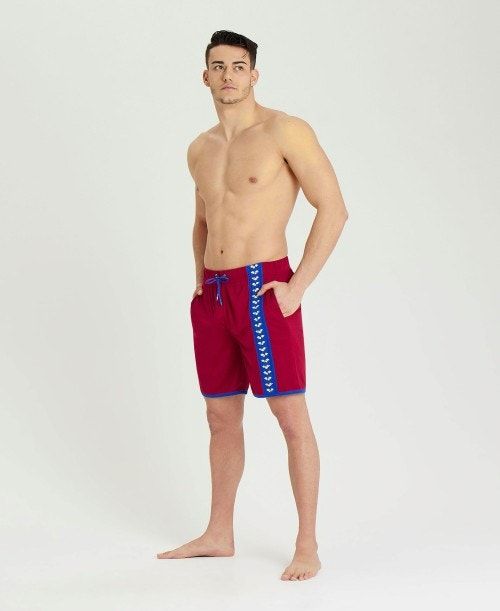 Arena Icons Beach Bermuda Short Burgundy / Blue | 621395-YHG