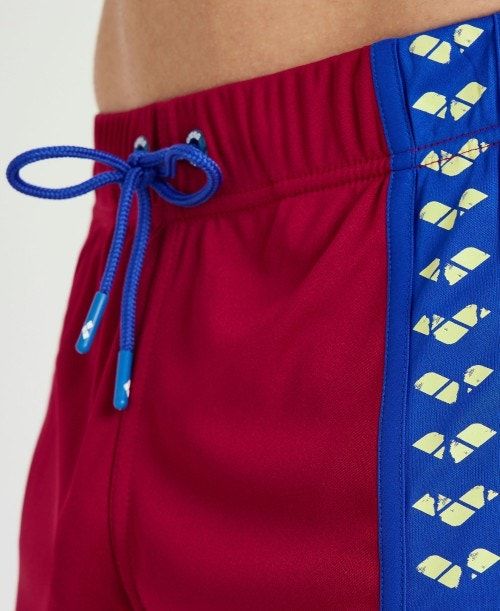 Arena Icons Beach Bermuda Short Burgundy / Blue | 621395-YHG