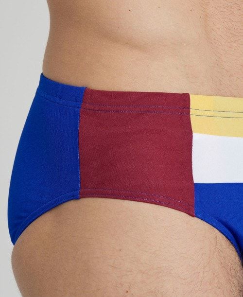 Arena Icons Panel Briefs Blue / Burgundy / Blue | 485631-YTH