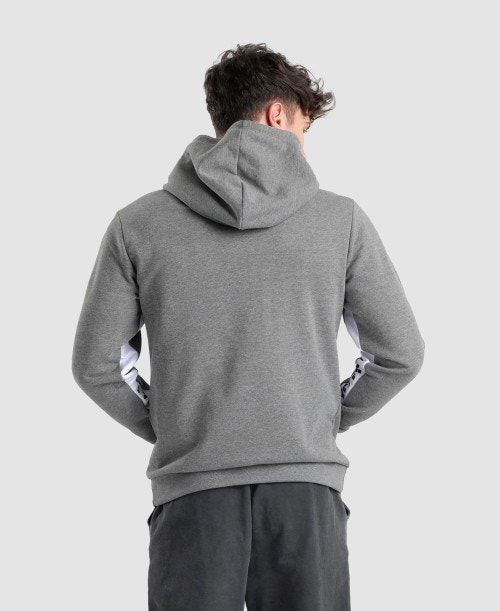 Arena Icons Solid Hooded Sweatshirt White / Black | 593768-XFA