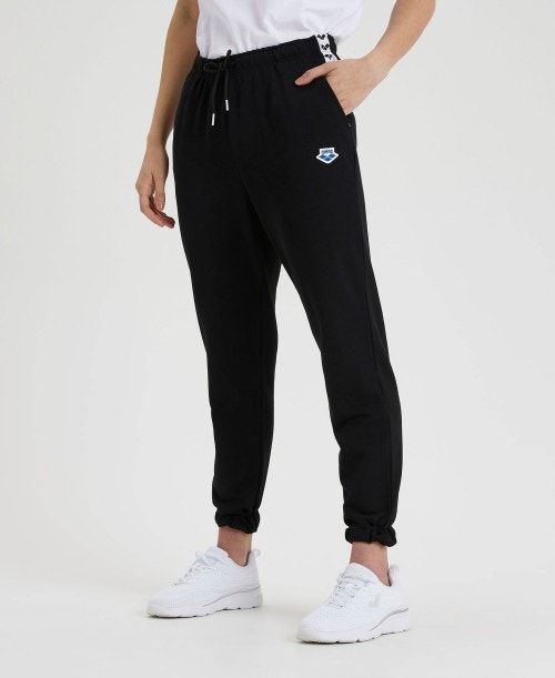 Arena Icons Solid Pant Black / White / Black | 875092-DGJ