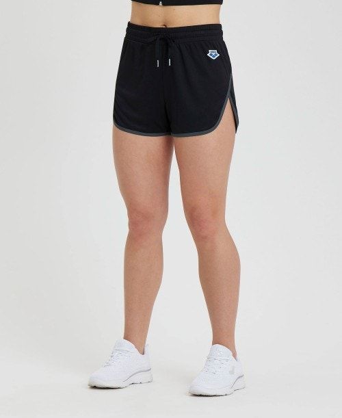 Arena Icons Taped Short Black / Black / Silver | 247350-HNO