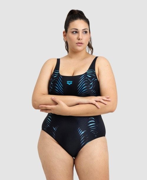 Arena Imprint U Back One Piece Plus Multicolor | 736412-WFS