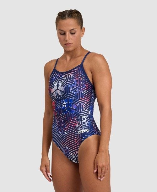 Arena Kikko Pro Light Drop Back One Piece Multicolor | 830524-JDN