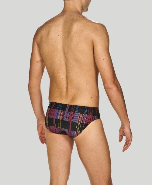 Arena Mixed Stripes Brief - Maxlife Black / Multicolor | 690384-JFZ