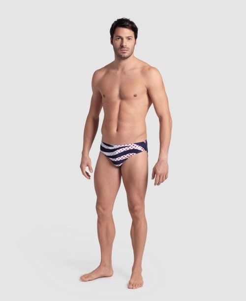 Arena Multi Stripes Swim Briefs Multicolor | 948521-OML