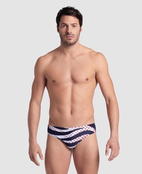 Arena Multi Stripes Swim Briefs Multicolor | 948521-OML