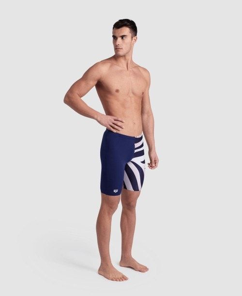 Arena Multi Stripes Swim Jammer Multicolor | 417256-DEQ