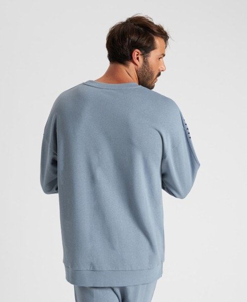 Arena Oversized Team Sweatshirt Grey / Grey | 618453-IBD