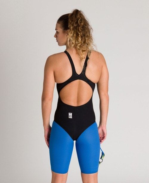 Arena Powerskin Carbon Duo - Bottom Blue | 215437-GNP