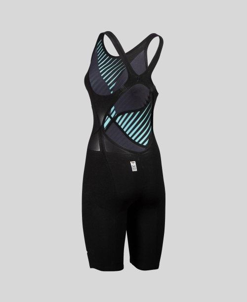 Arena Powerskin Carbon Glide Diamonds Open Back Dark Grey | 206891-PHB