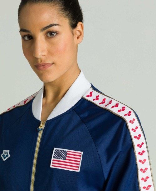 Arena Relax Iv Nations Team Jacket Navy | 437289-LRD