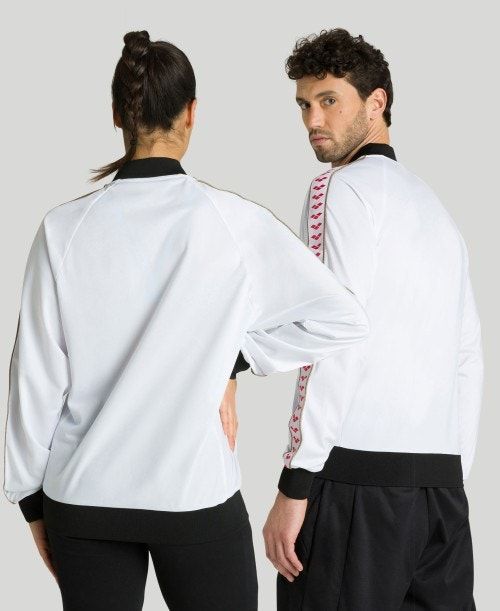 Arena Relax Iv Nations Team Jacket White | 712698-FPD