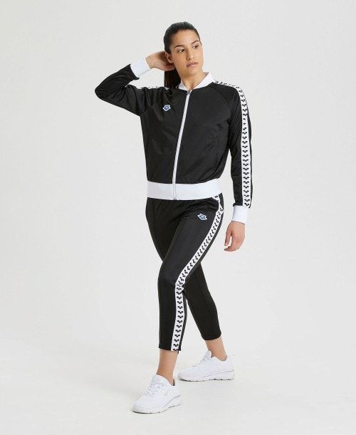 Arena Relax Iv Team Full-zip Jacket Black / White / Black | 843192-TLP