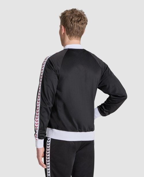 Arena Relax Iv Team Full-zip Jacket Black / White / Red | 681495-QZG