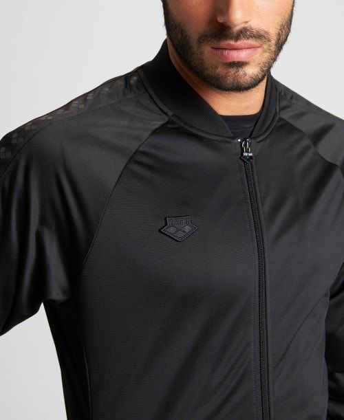 Arena Relax Iv Team Full-zip Jacket Black / Black / Black | 589610-COU