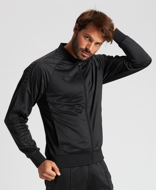 Arena Relax Iv Team Full-zip Jacket Black / Black / Black | 589610-COU