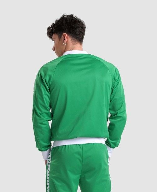 Arena Relax Iv Team Full-zip Jacket Green / White / Green | 675901-LCO