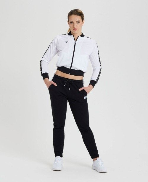 Arena Relax Iv Team Full-zip Jacket White / Black / Silver | 402973-OFV