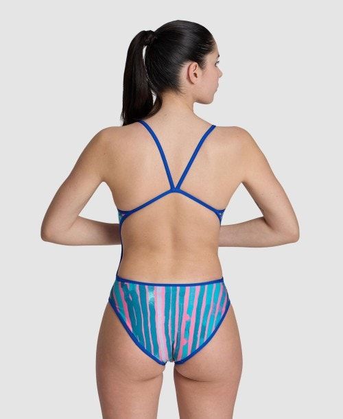 Arena Reversible Challenge Back One Piece Multicolor | 215049-ZKX