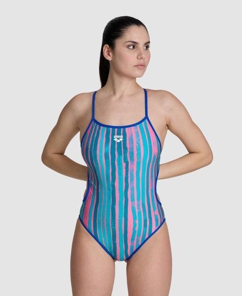 Arena Reversible Challenge Back One Piece Multicolor | 215049-ZKX