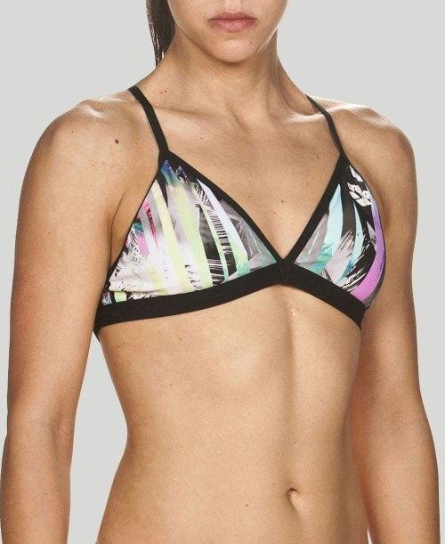 Arena Riviera Tie Back Top Black / Multicolor | 485061-IQE