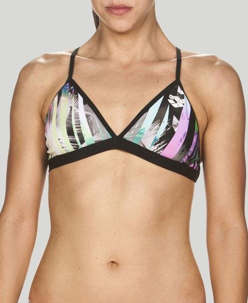 Arena Riviera Tie Back Top Black / Multicolor | 485061-IQE