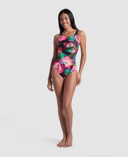 Arena Roseland Swim Pro Back Swimsuit Multicolor | 732806-PYK