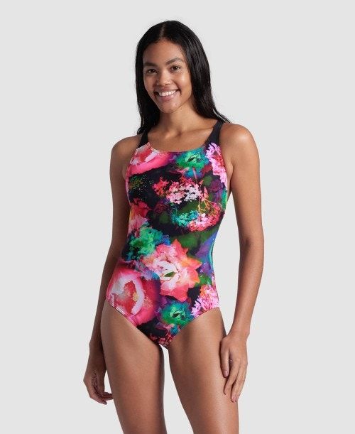 Arena Roseland Swim Pro Back Swimsuit Multicolor | 732806-PYK