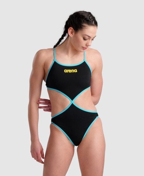 Arena Rule Breaker Twist'n'mix One Piece Black / Multicolor | 259016-ALU