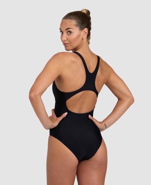 Arena Solid Control Pro Back One Piece Black | 764821-ATC