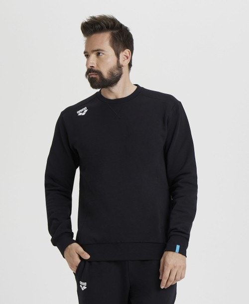 Arena Solid Crewneck Black | 184763-DLN