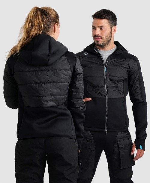 Arena Team Half-quilted Hooded Jacket Multicolor | 342807-PHU