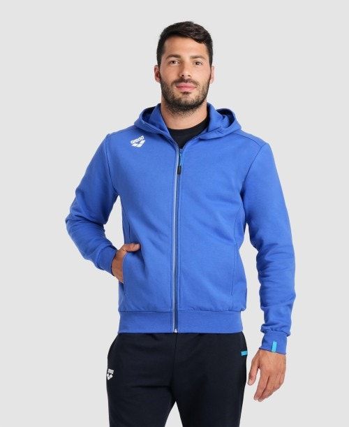 Arena Team Hooded Jacket Panel Royal | 761032-CHT