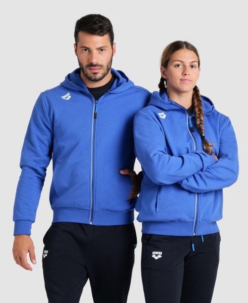 Arena Team Hooded Jacket Panel Royal | 761032-CHT