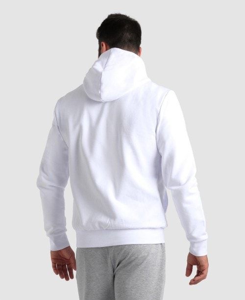 Arena Team Hooded Jacket Panel White | 915278-CWA