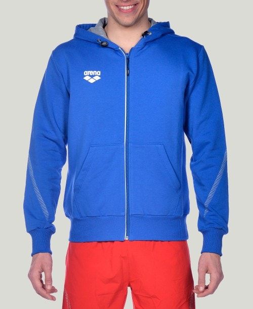 Arena Team Line Hooded Jacket Royal | 589037-EGP