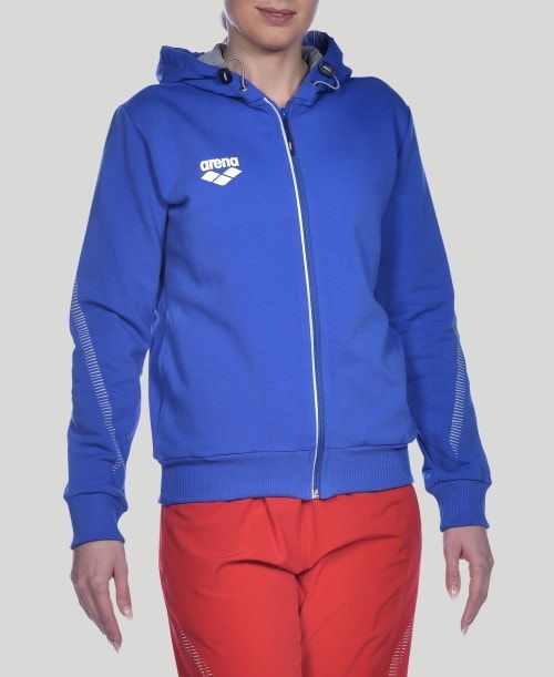 Arena Team Line Hooded Jacket Royal | 638495-OCG