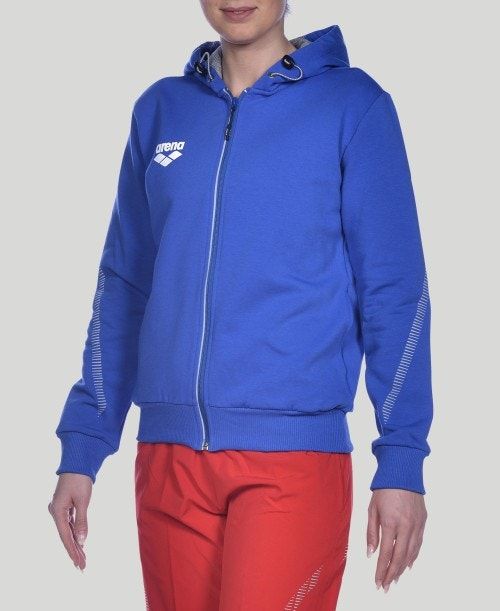 Arena Team Line Hooded Jacket Royal | 638495-OCG