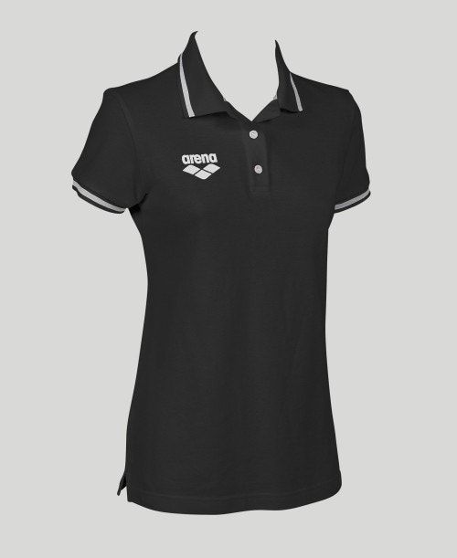 Arena Team Line Short Sleeve Polo Black | 685790-RFI