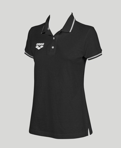 Arena Team Line Short Sleeve Polo Black | 685790-RFI