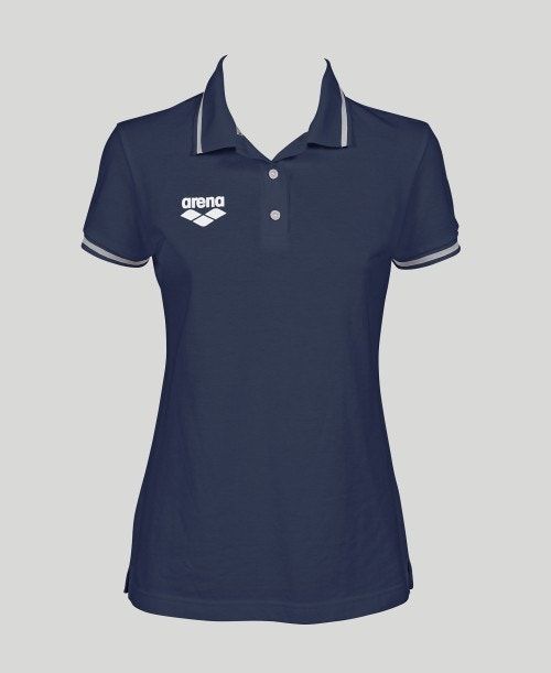 Arena Team Line Short Sleeve Polo Navy | 507846-KBN