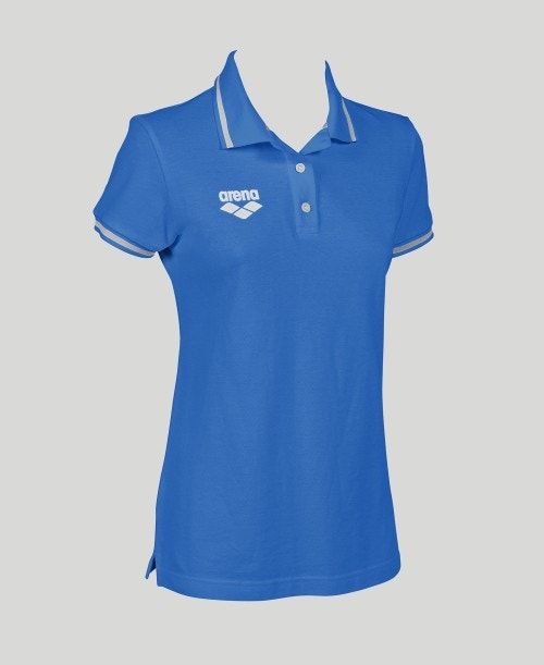 Arena Team Line Short Sleeve Polo Royal | 207318-EOK