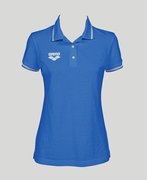 Arena Team Line Short Sleeve Polo Royal | 207318-EOK