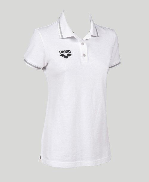 Arena Team Line Short Sleeve Polo White | 839416-KSC