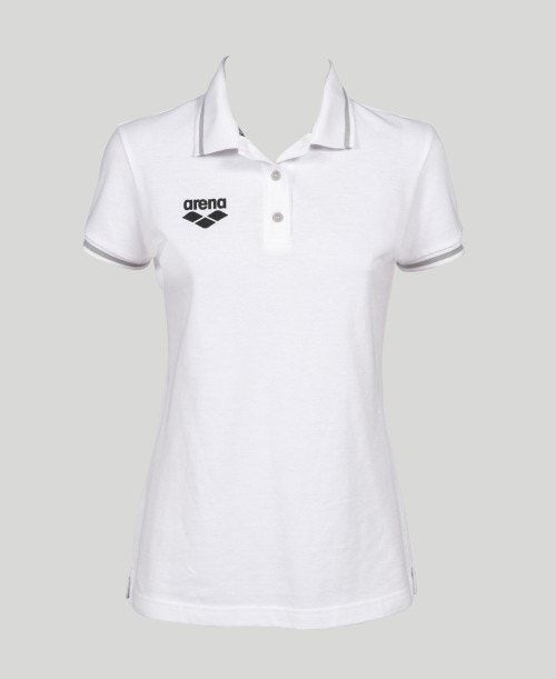 Arena Team Line Short Sleeve Polo White | 839416-KSC