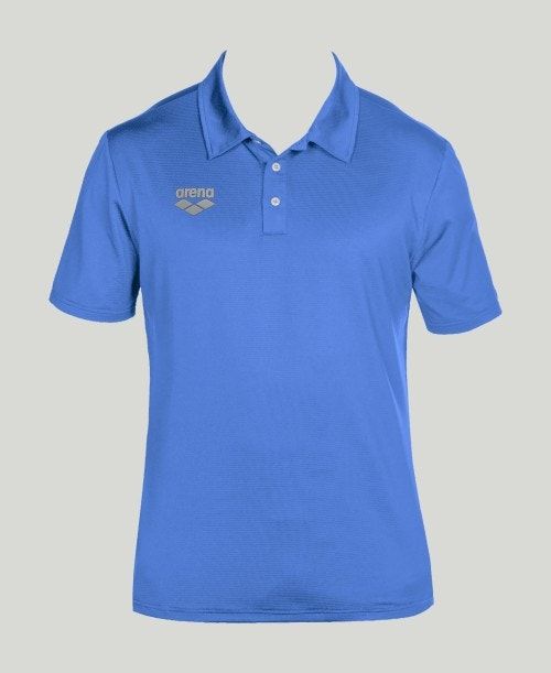 Arena Team Line Tech Short Sleeve Polo Royal | 714809-FAZ