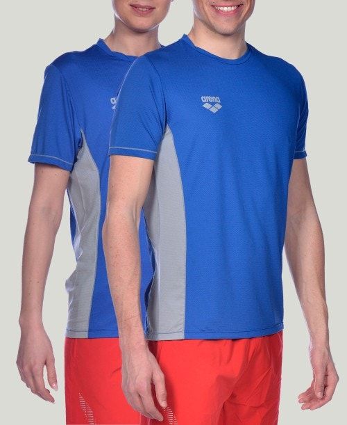 Arena Team Line Tech Short Sleeve Tee Royal | 591203-RIC